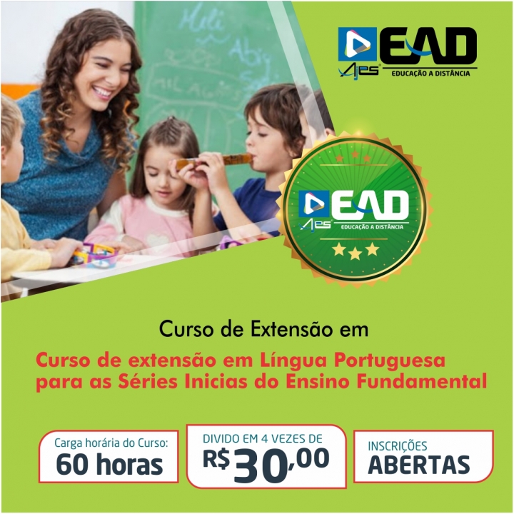 Curso de extensão em Língua Portuguesa para as Séries Inicias do Ensino Fundamental 